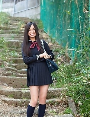 Mayumi Yamanaka takes a walk in her city after classes