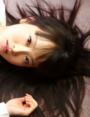 Kana Moriyama takes uniform off piece by piece at window