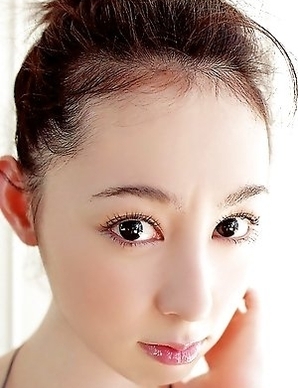 Rina Akiyama Asian with specs changes colorful clothes all day