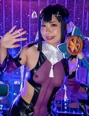 Hot japanese Mayu Sakurai spreading pussy and ass