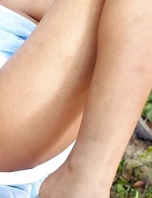 Cute Asian Pajar Buabun licked nipple and spread her pussy