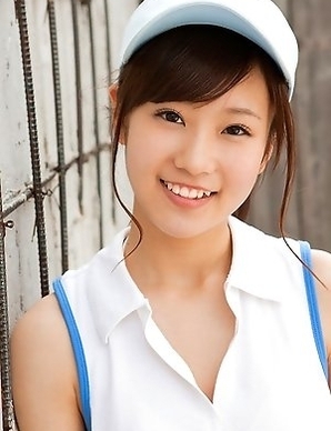 Kana Yuuki takes tennis skirt off while playing with ball