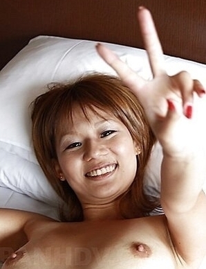 Yukina has trimmed pussy aroused and fucked with toy and from behind.