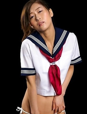 Schoolgirl Reika Yamada is caged and released by her captor only when he feels like fucking her face.