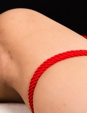 Bondage beauty Mio Yoshida gives a great handjob before getting tied up