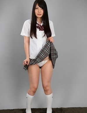 Cheerful schoolgirl Sana Iori using her perfect feet to get him off real quick