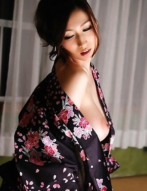 Julia is so erotic while exposing big cans out of wrapper